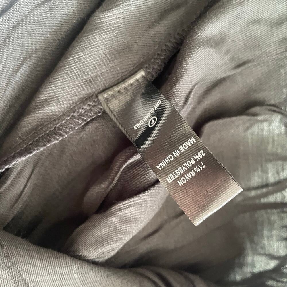 Local European Crinkle Pants in Black Drawstring Size XS NWT - Picture 7 of 8